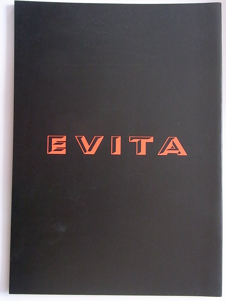 【中古】【非常に良い】舞台パンフレット　エビータ　ＥＶＩＴＡ　1998年劇団四季MBS劇場公演　野村玲子　下村尊則　石丸幹二