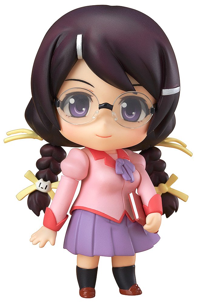 【中古】【非常に良い】化物語 ねんどろいど 羽川翼 (ノンスケール ABS&PVC塗装済み可動フィギュア)
