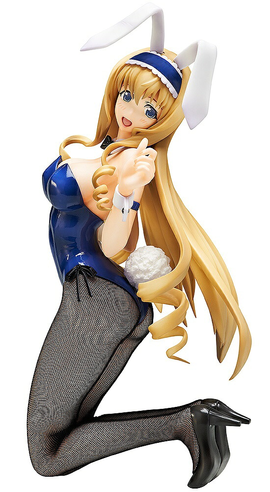 【中古】【非常に良い】IS[インフィニット・ストラトス] セシリア・オルコット バニーVer. 1/4スケール PVC製 塗装済み完成品フィギュア