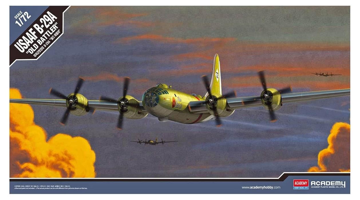 【中古】【非常に良い】AcademyModels アカデミー(Academy) 1/72 アメリカ陸軍 航空隊 B-29A オールドバトラー プラモデル 12517