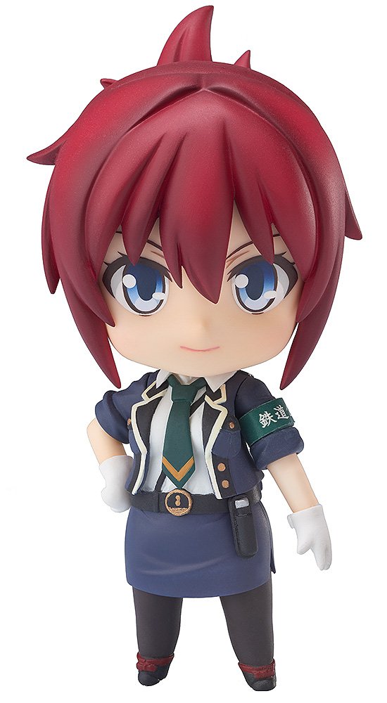 【中古】【非常に良い】ねんどろいど RAIL WARS! 桜井あおい ノンスケール ABS&PVC製 塗装済み可動フィギュア