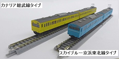 【中古】【非常に良い】ロクハン Zゲージ T022-2 国鉄 103系 スカイブルー 京浜東北線タイプ 3両増結セット