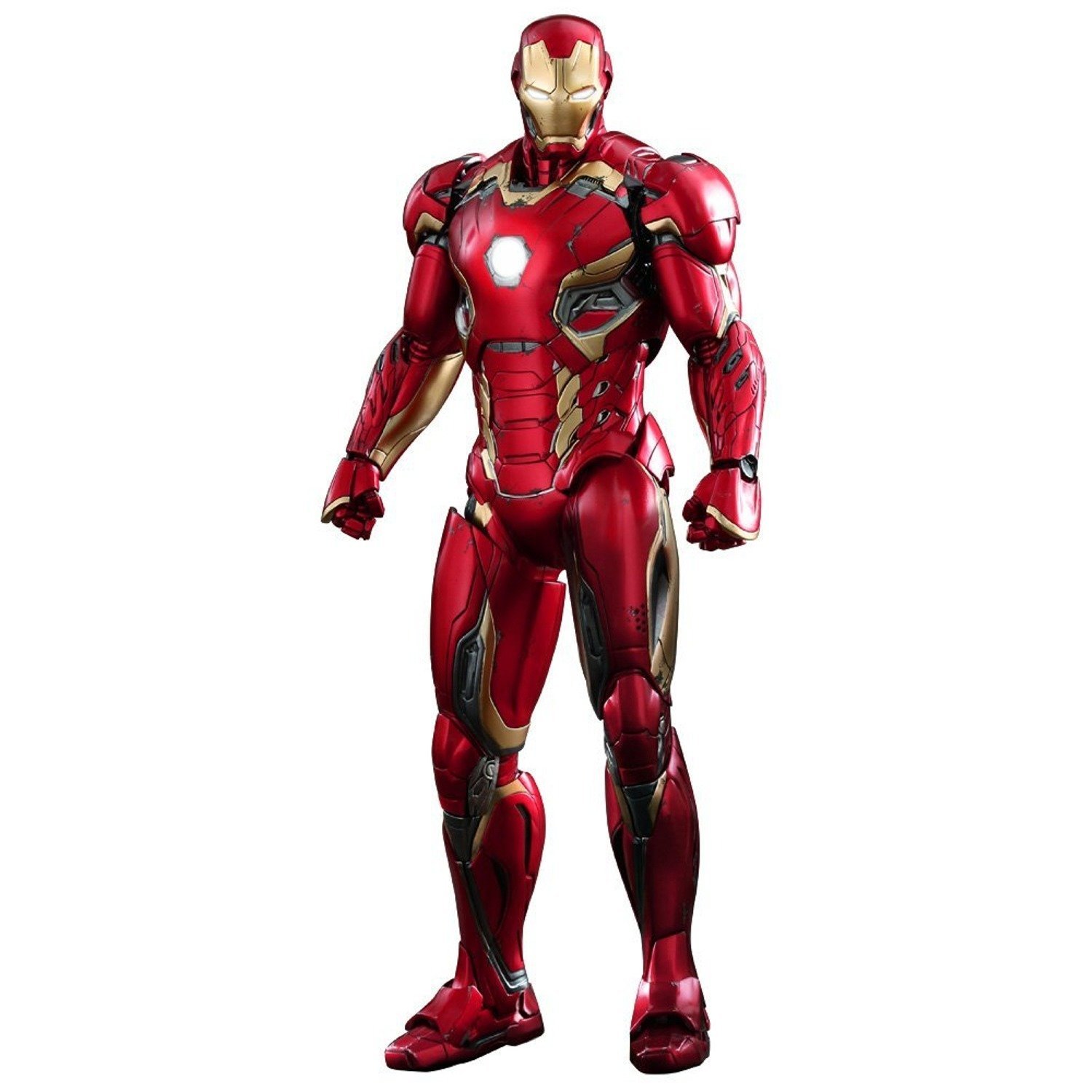 【中古】【非常に良い】ムービー・マスターピース DIECASTアベンジャーズ/エイジ・オブ・ウルトロン アイアンマン・マーク45 1/6スケール ダイキャスト製 塗装済み可動フィギュア MMS300-D11
