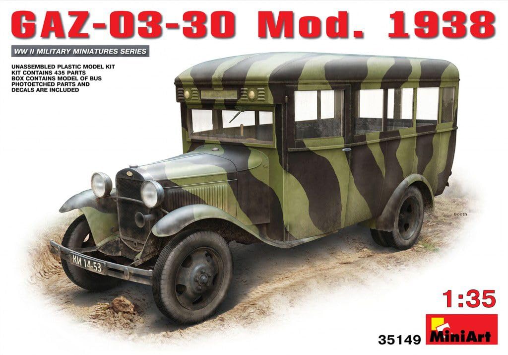 【中古】【非常に良い】ミニアート 1/35 GAZ-03-30 Mod.1938 プラモデル|スカイマーケットプラス