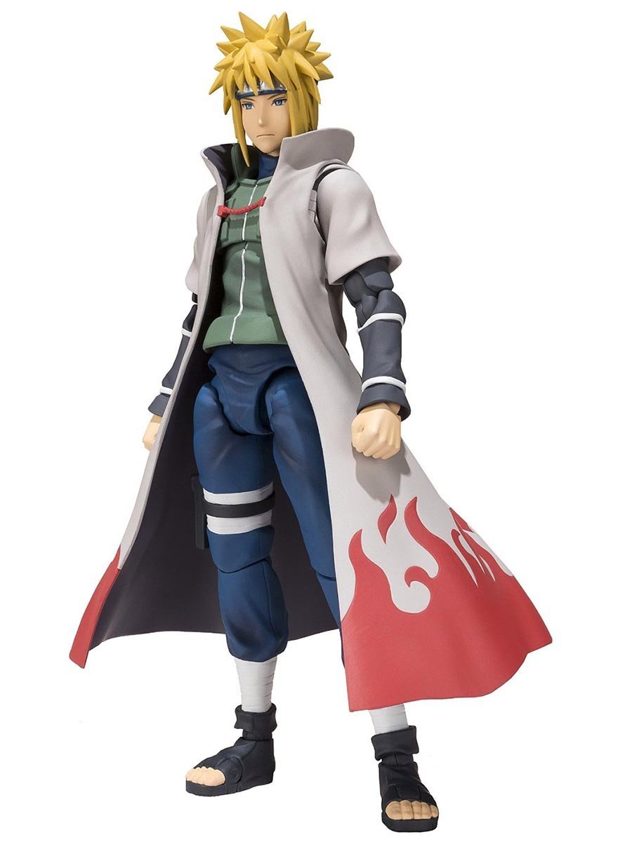 【中古】【非常に良い】S.H.Figuarts NARUTO-ナルト- 疾風伝 波風ミナト 全高約14.5cm フィギュア｜スカイマーケットプラス