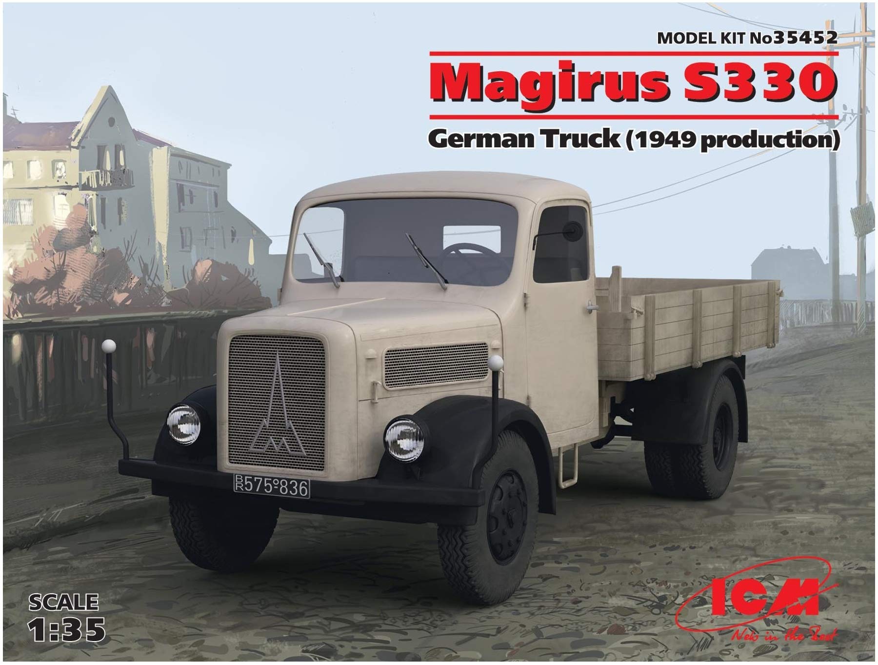 【中古】【非常に良い】ICM 1/35 ドイツ マギルス S330トラック プラモデル