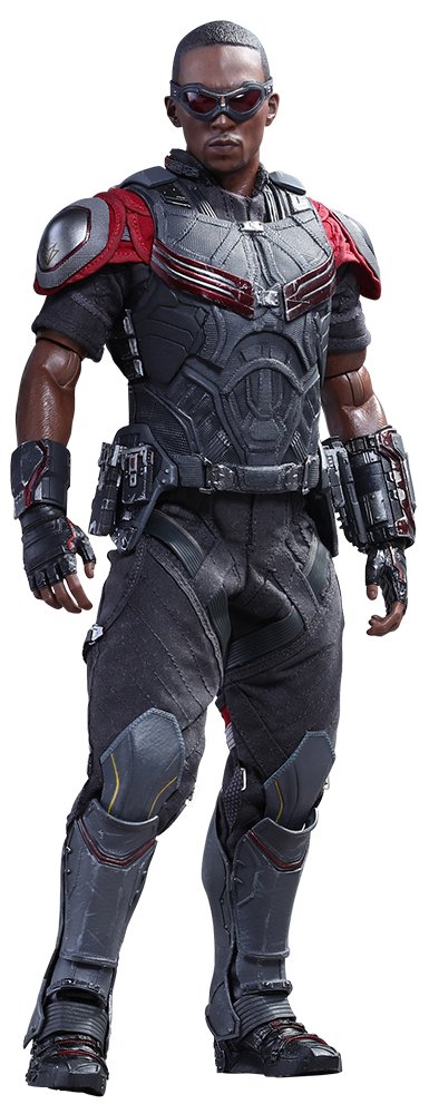 【中古】【非常に良い】ムービー・マスターピース シビル・ウォー/キャプテン・アメリカ ファルコン 1/6スケール プラスチック製 塗装済み 可動フィギュア