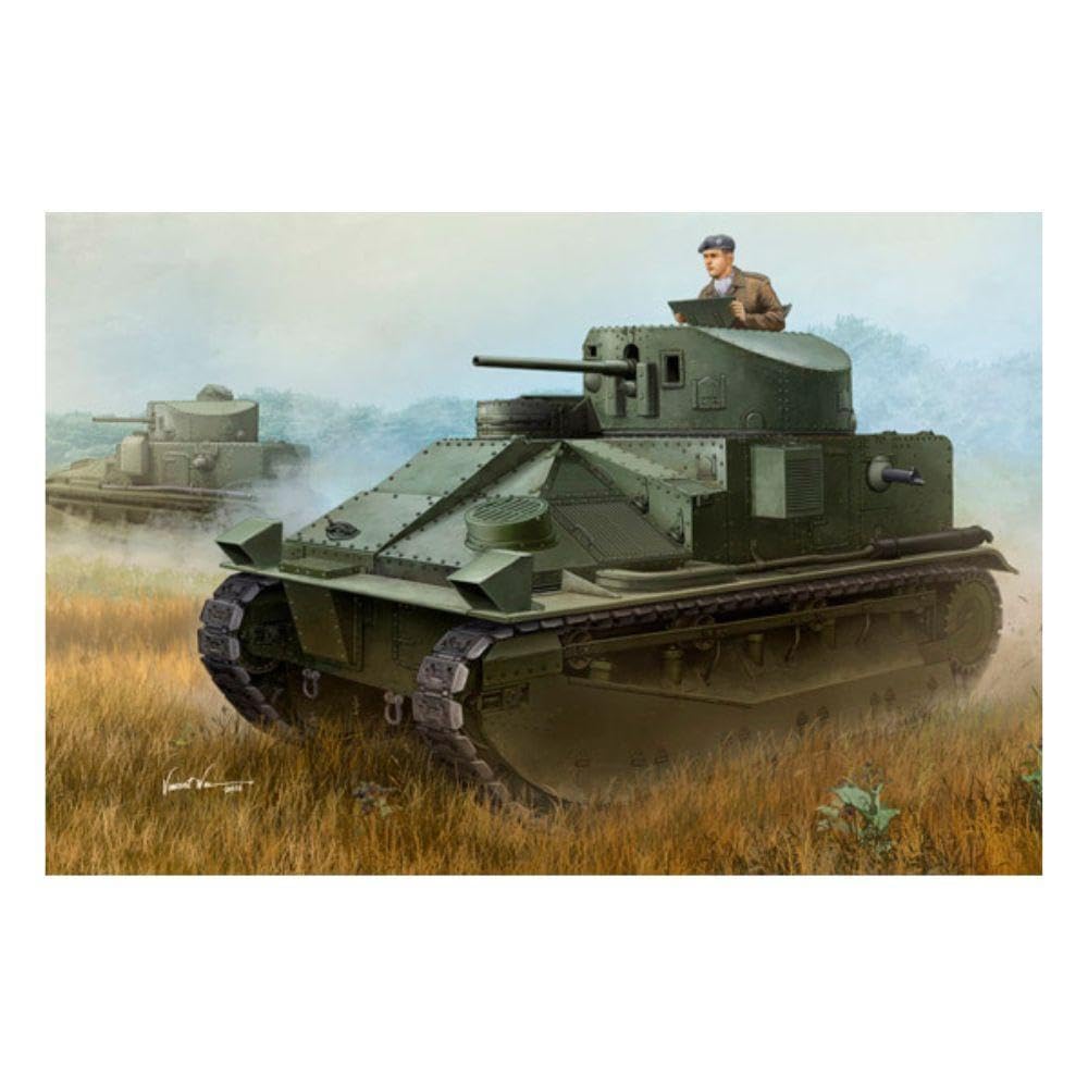 【中古】【非常に良い】ホビーボス 1/35 ファイティングヴィークルシリーズ ヴィッカース中戦車 Mk.II プラモデル 83879