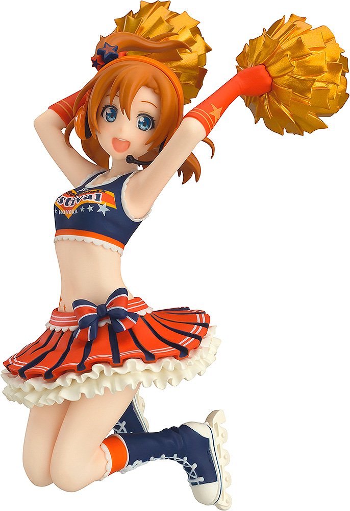 【中古】【非常に良い】figFIX ラブライブ! スクールアイドルフェスティバル 高坂穂乃果 チアガールver. ノンスケール ABS&PVC製 塗装済み完成品フィギュア