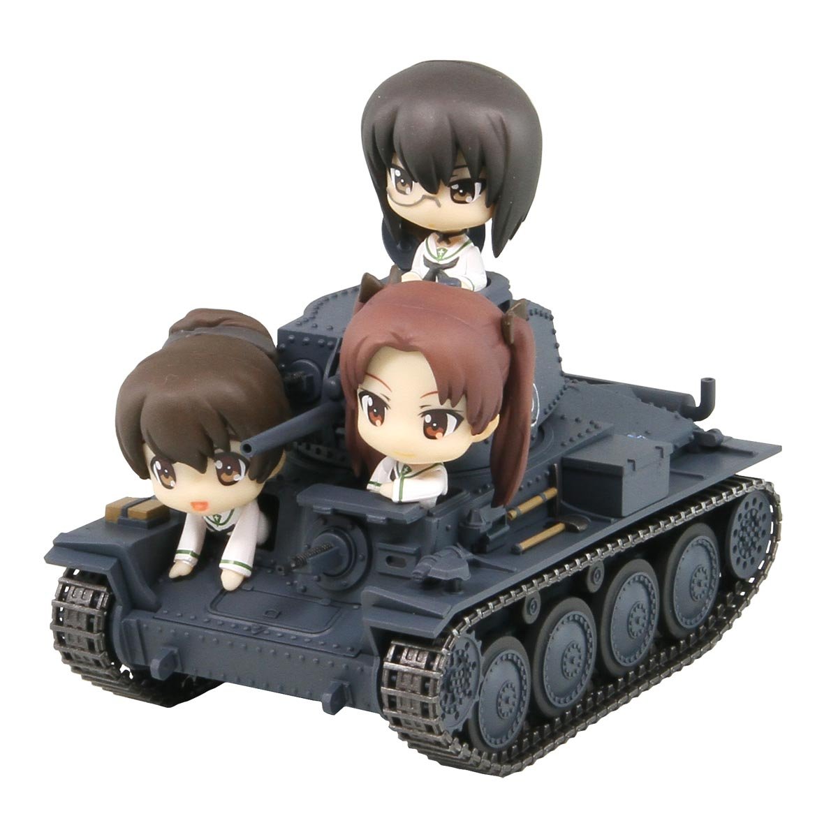 【中古】【非常に良い】ぺあどっと ガールズ&パンツァー 38t 戦車B/C型 エンディングVer.全国大会時 (大洗女子学園 カメさんチーム) ノンスケール 全長約82mm 塗装済み完成品 PD21