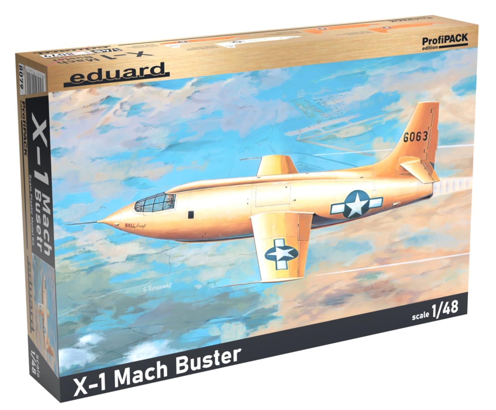 【中古】【非常に良い】エデュアルド 1/48 アメリカ空軍 ベルX-1 マッハ・バスター プロフィパック プラモデル EDU8079