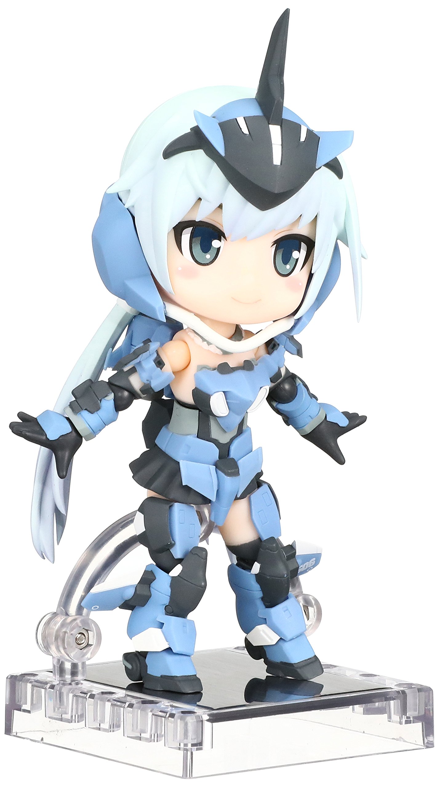 【中古】【非常に良い】コトブキヤ キューポッシュ フレームアームズ・ガール FAガール スティレット ノンスケール PVC製 塗装済み可動フィギュア