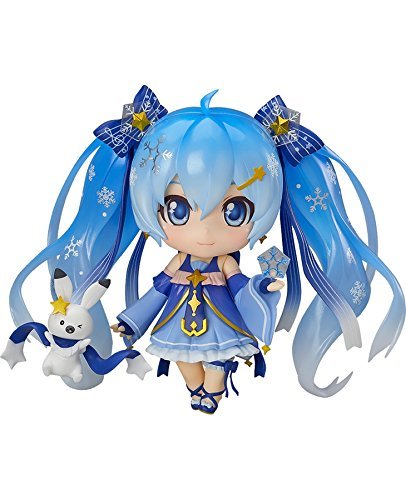 【中古】【非常に良い】ねんどろいど キャラクター・ボーカル・シリーズ01 初音ミク 雪ミク Twinkle Snow Ver. ノンスケール ABS&PVC製 塗装済み可動フィギュア｜スカイマーケットプラス