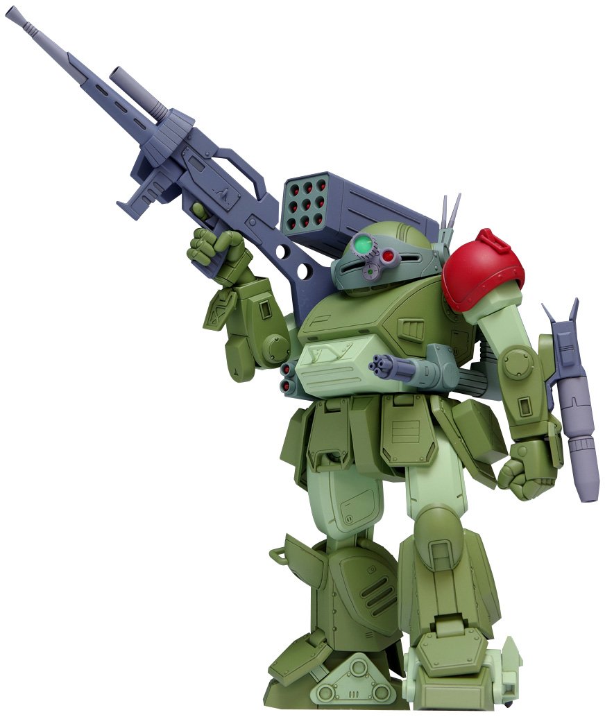 【中古】【非常に良い】ウェーブ 装甲騎兵ボトムズ スコープドッグ レッドショルダーカスタム ST版 1/35スケール 全高約12cm 色分け済みプラモデル BK-223