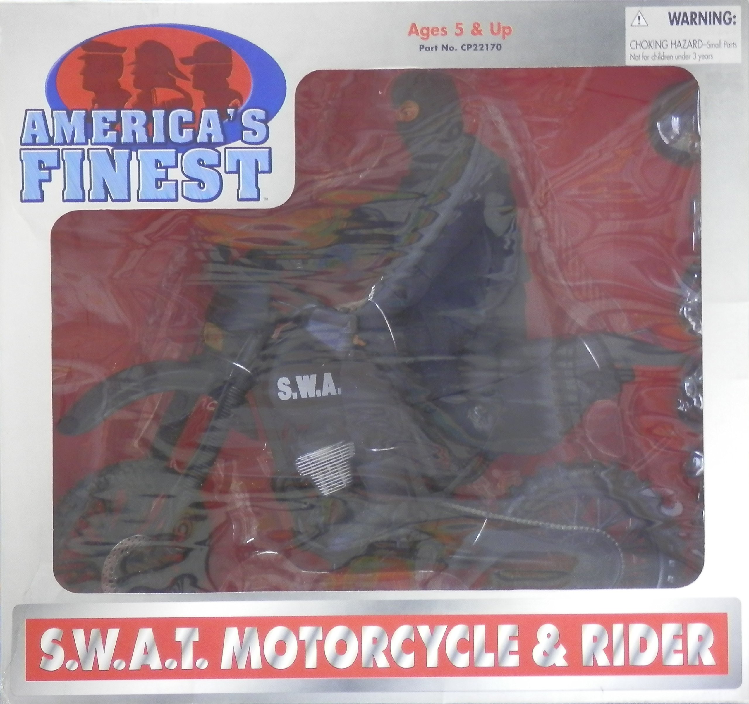 【中古】【非常に良い】21st Century Toys Americas Finest SWAT Motorcycle & Rider 12 inches