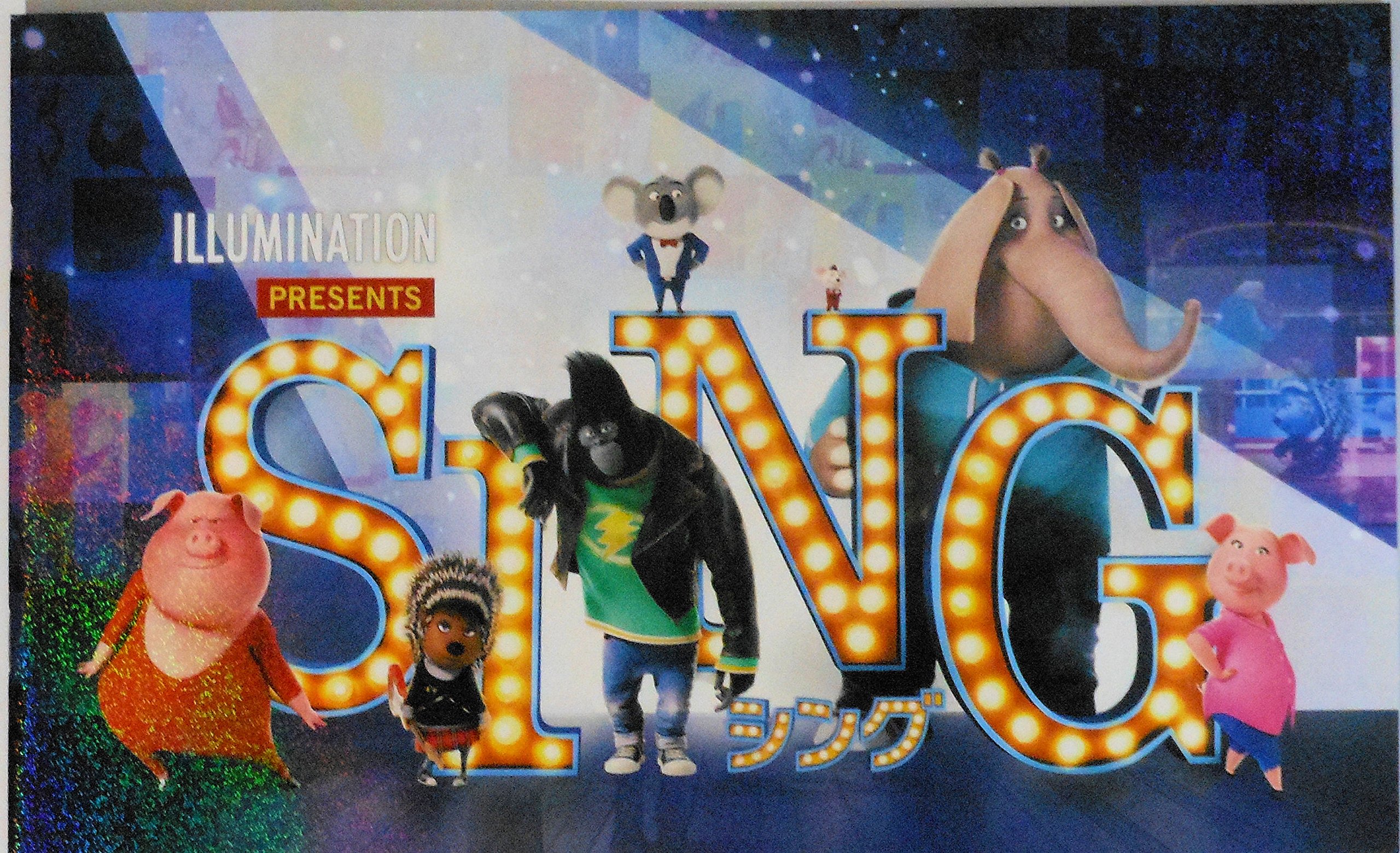 【中古】【非常に良い】【映画パンフレット】 ＳＩＮＧ／シング 監督 ガース・ジェニングス 内村光良、長澤まさみ、大橋卓弥（スキマスイッチ）、斎藤司（トレンディエンジェル）、山寺宏一、坂本真綾、田中真弓、宮野真守、谷山紀章