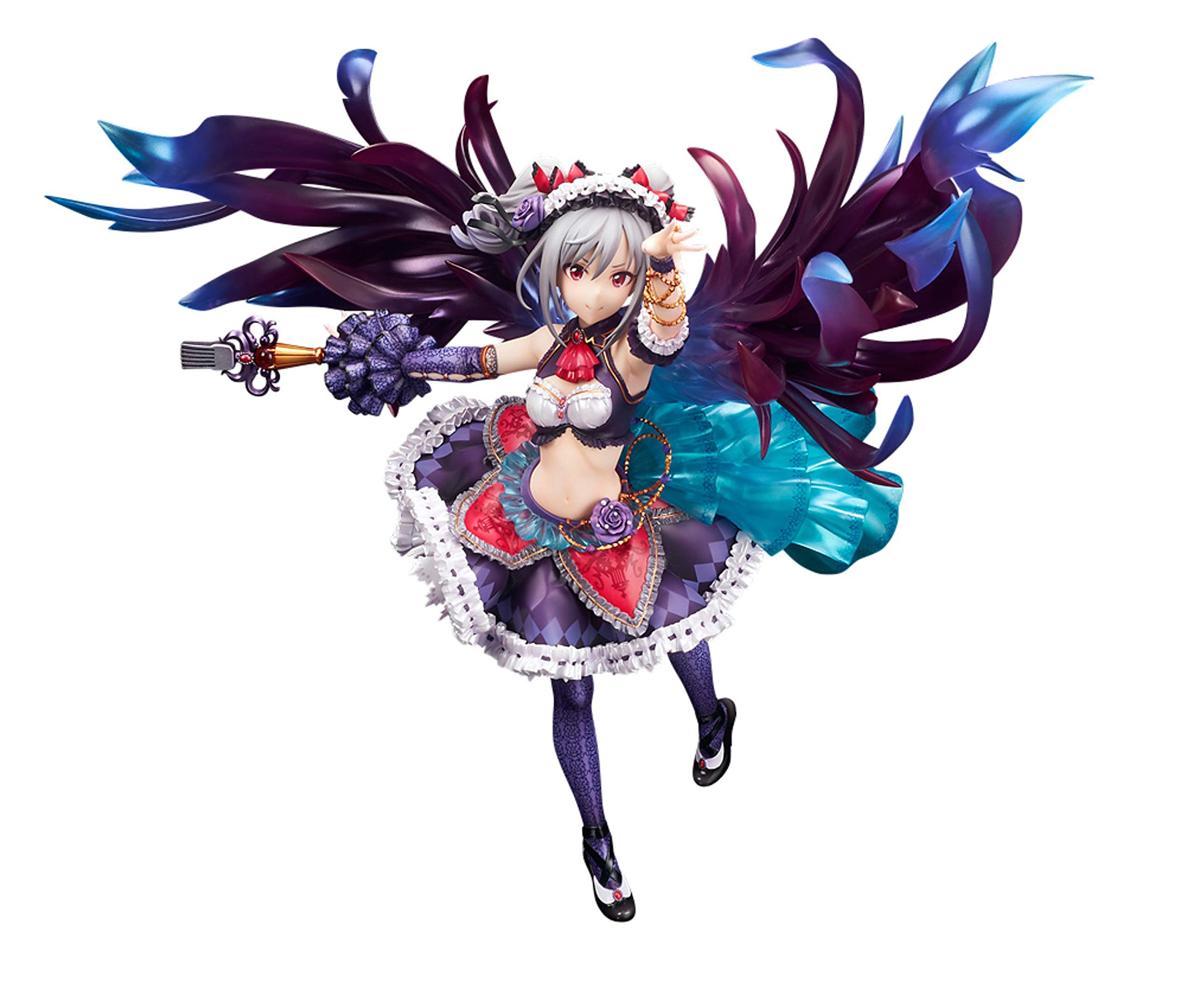 【中古】【非常に良い】アイドルマスター シンデレラガールズ 神崎蘭子 薔薇の闇姫Ver. 1/7 完成品フィギュア