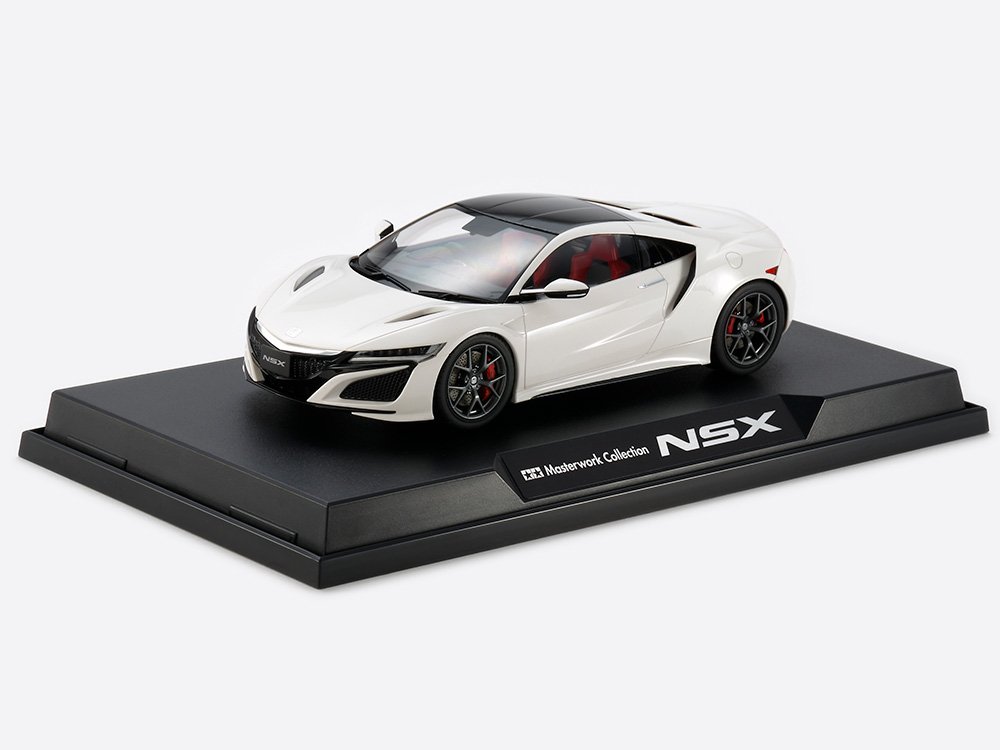 【中古】【非常に良い】タミヤ マスターワークコレクション No.158 1/24 NSX ホワイト 塗装済完成品 21158