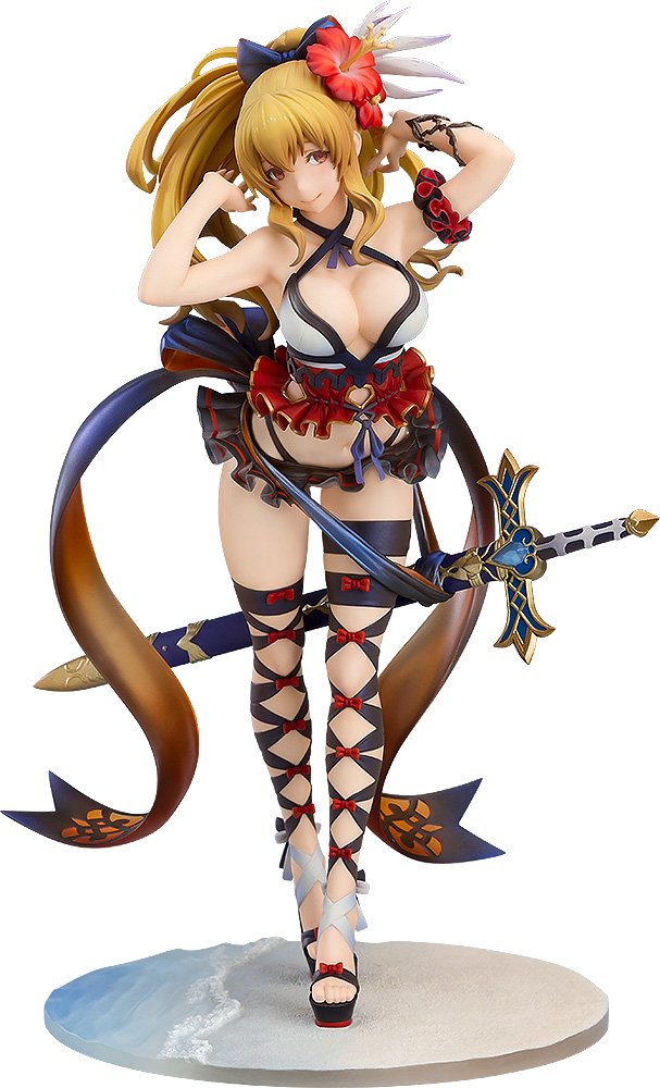 【中古】【非常に良い】グランブルーファンタジー サマーバージョン ヴィーラ 1/8スケール PVC製 塗装済み完成品フィギュア