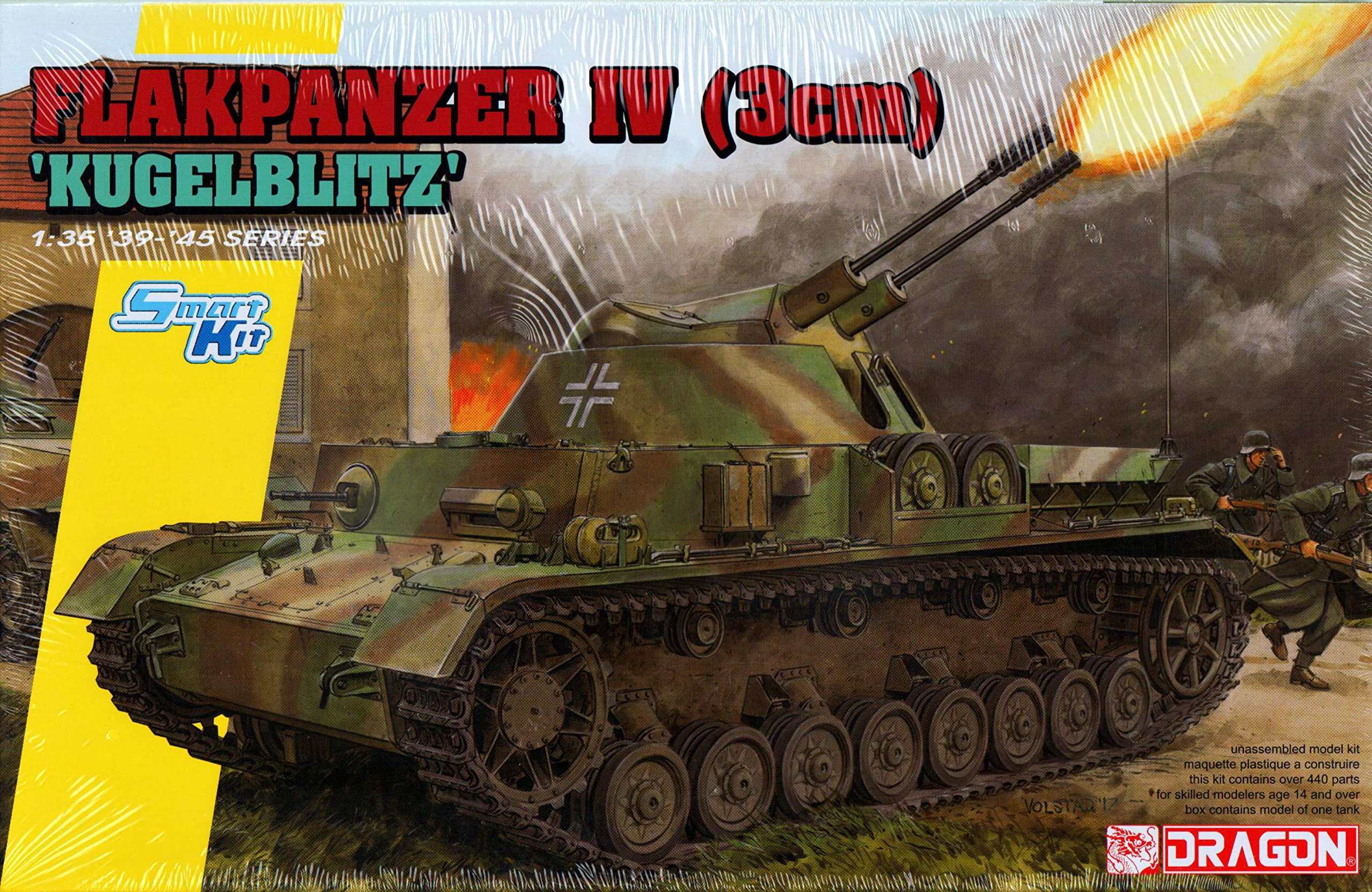 【中古】【非常に良い】ドラゴン 1/35 第二次世界大戦 ドイツ軍 4号対空戦車/3cm 二連装対空砲搭載 クーゲルブリッツ スマートキット プラモデル DR6889