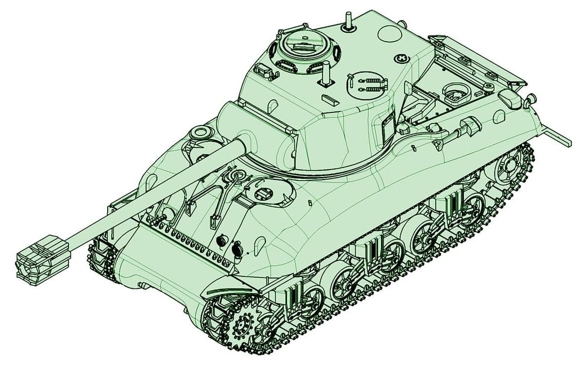 【中古】【非常に良い】トランペッター 1/72 フランス軍 M4中戦車 ルヴァロリゼ プラモデル 07169
