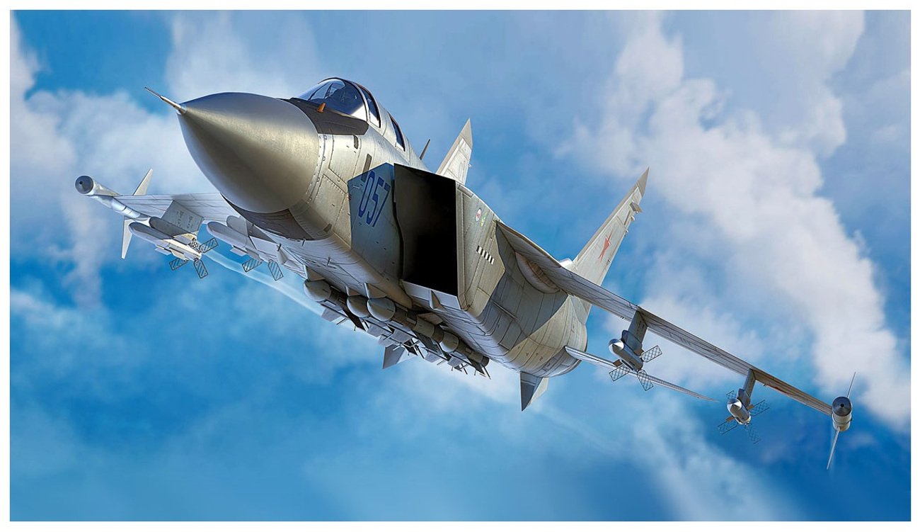 【中古】【非常に良い】トランペッター 1/72 MiG-31M フォックスハウンド プラモデル 01681 TRU01681