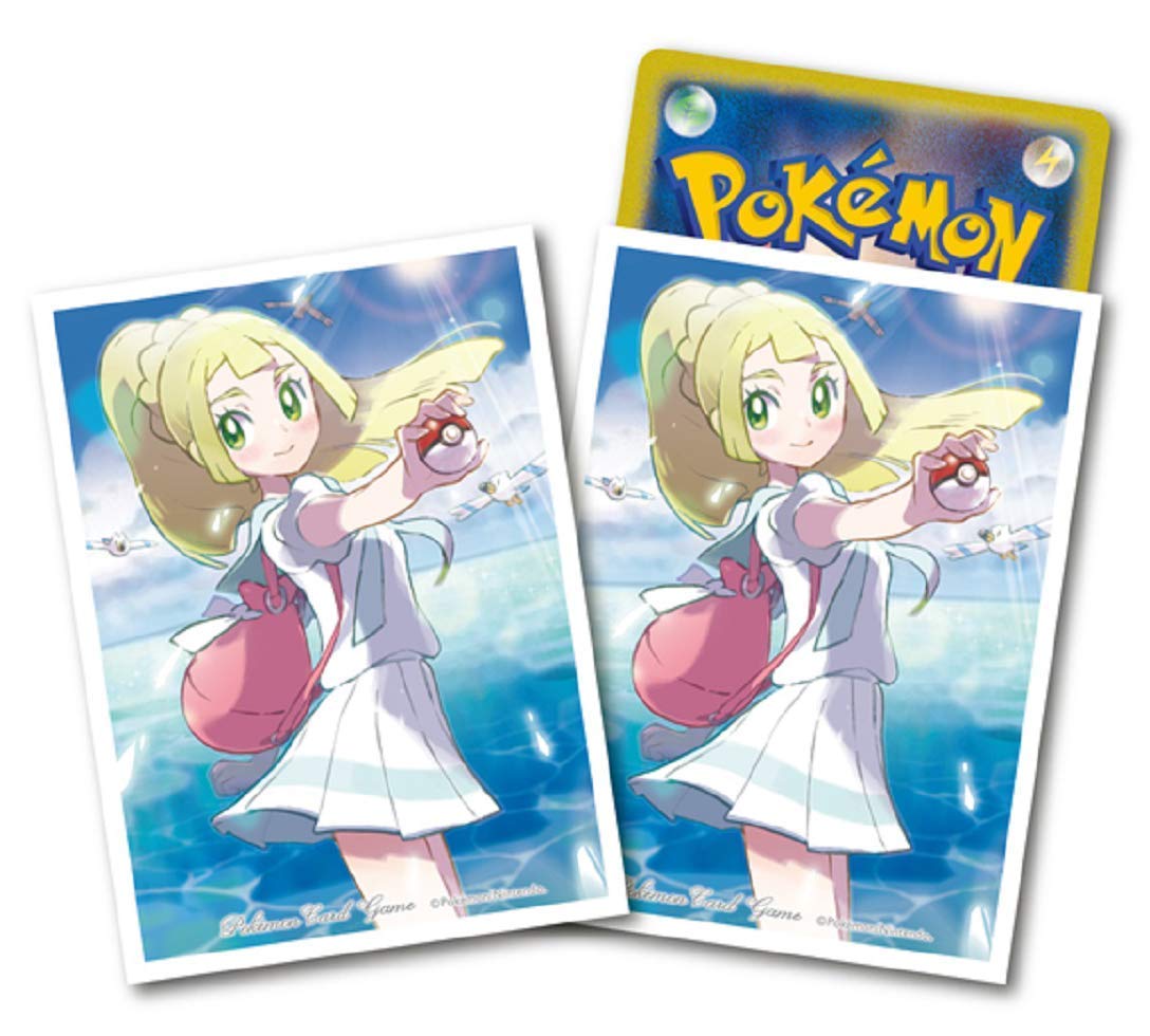 【中古】【非常に良い】ポケモンカードゲーム デッキシールド がんばリーリエ