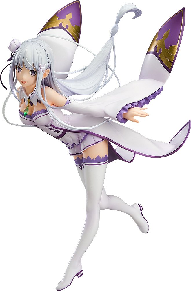 【中古】【非常に良い】Re:ゼロから始める異世界生活 エミリア 1/7スケール ABS&PVC製 塗装済み完成品フィギュア