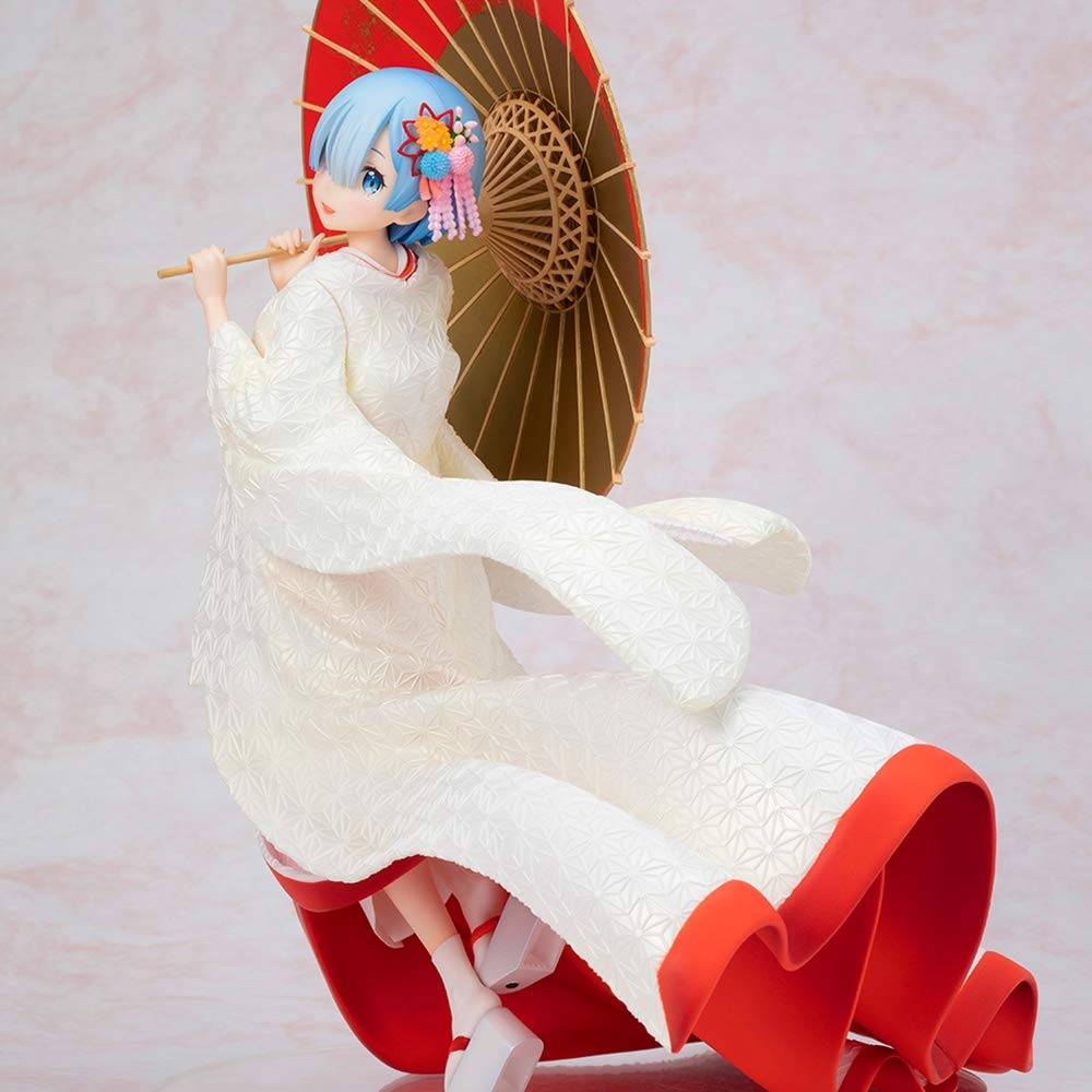 【中古】【非常に良い】F:NEX Re：ゼロから始める異世界生活 レム -白無垢- 1/7 完成品フィギュア