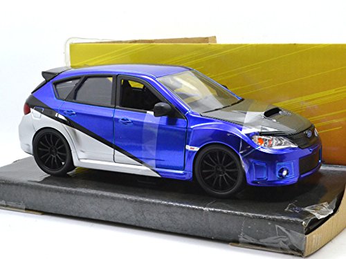 【中古】【人並み外れたに好いたらしい】Jada TOYS 1:24 SCALE THE FAST AND THE FURIOUS BRIANS SUBARU IMPREZA WRX STI  ジェイダトイズ 1:24規模「ワイルドス 車-おもちゃ