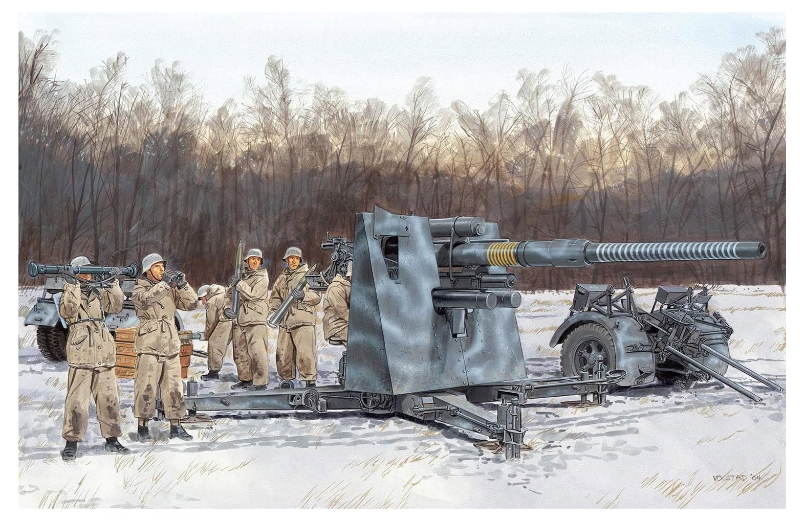 【中古】【非常に良い】ドラゴン 1/35 第二次世界大戦 ドイツ軍 88mm高射砲 Flak36/37 2in1キット プラモデル DR6923