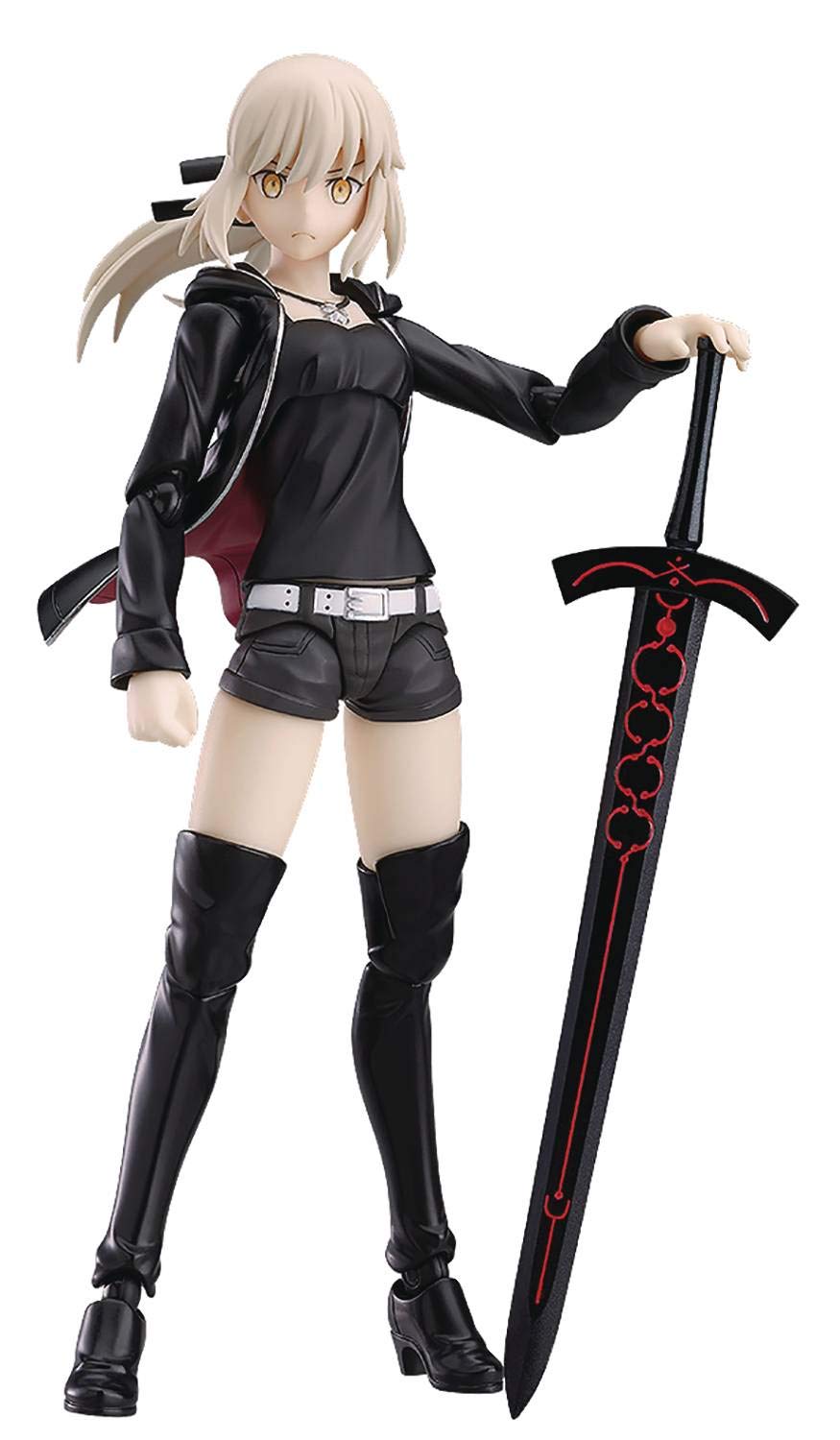 【中古】【非常に良い】figma Fate/Grand Order セイバー/アルトリア・ペンドラゴン〔オルタ〕新宿ver. ノンスケール ABS&PVC製 塗装済み可動フィギュア