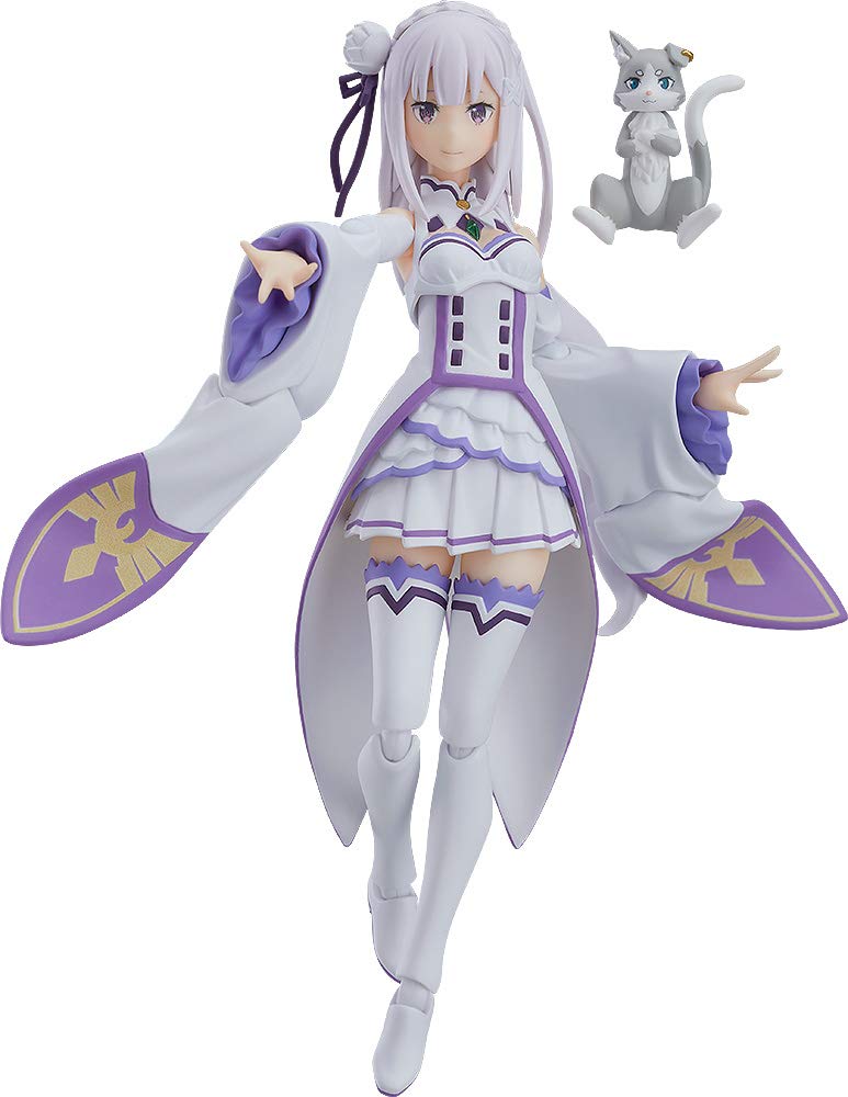 【中古】【非常に良い】figma Re:ゼロから始める異世界生活 エミリア ノンスケール ABS&PVC製 塗装済み可動フィギュア｜スカイマーケットプラス