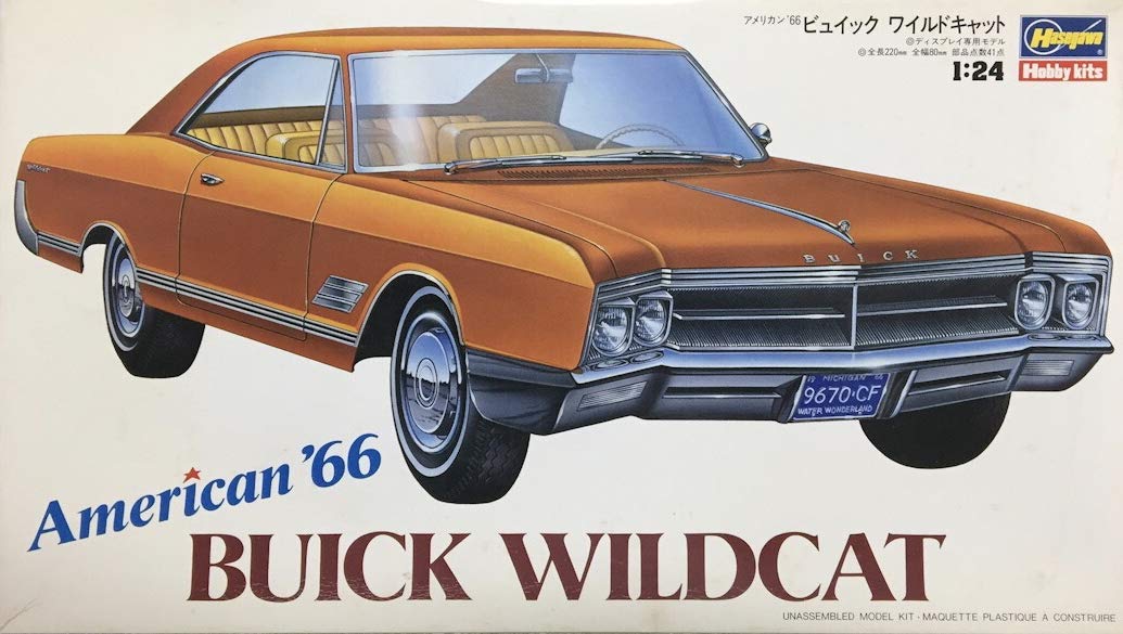 【中古】【非常に良い】ハセガワ 1/24 ビュイック ワイルドキャット アメリカン66