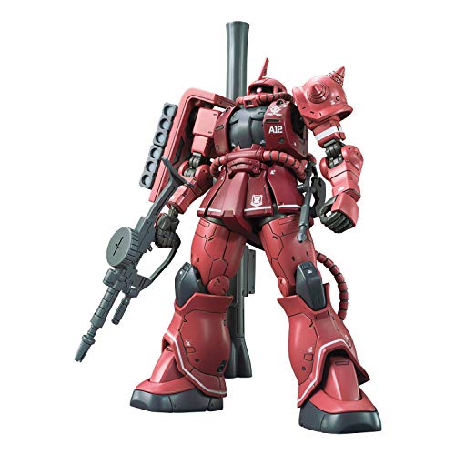 【中古】【非常に良い】HG 機動戦士ガンダム THE ORIGIN シャア専用ザクII 赤い彗星Ver. 1/144スケール 色分け済みプラモデル|スカイマーケットプラス