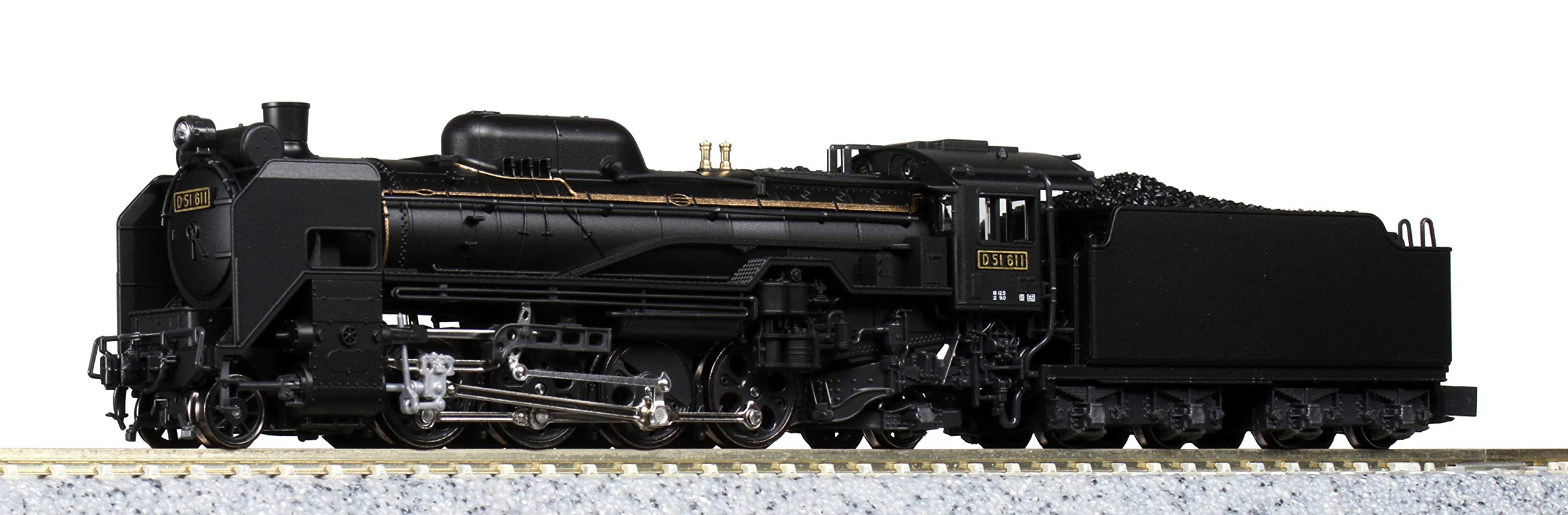 【中古】【人並み外れたに好いたらしい】KATO Nゲージ D51 標準尺度形 2016-9 鉄道線路ひな形 蒸汽船行政官庁車