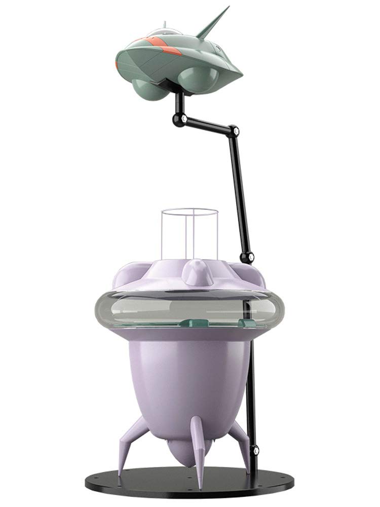 【中古】【非常に良い】青島文化教材社 未来少年コナン No.6 フライングマシンI&II 1/32&1/144スケール プラモデル ホワイト画像