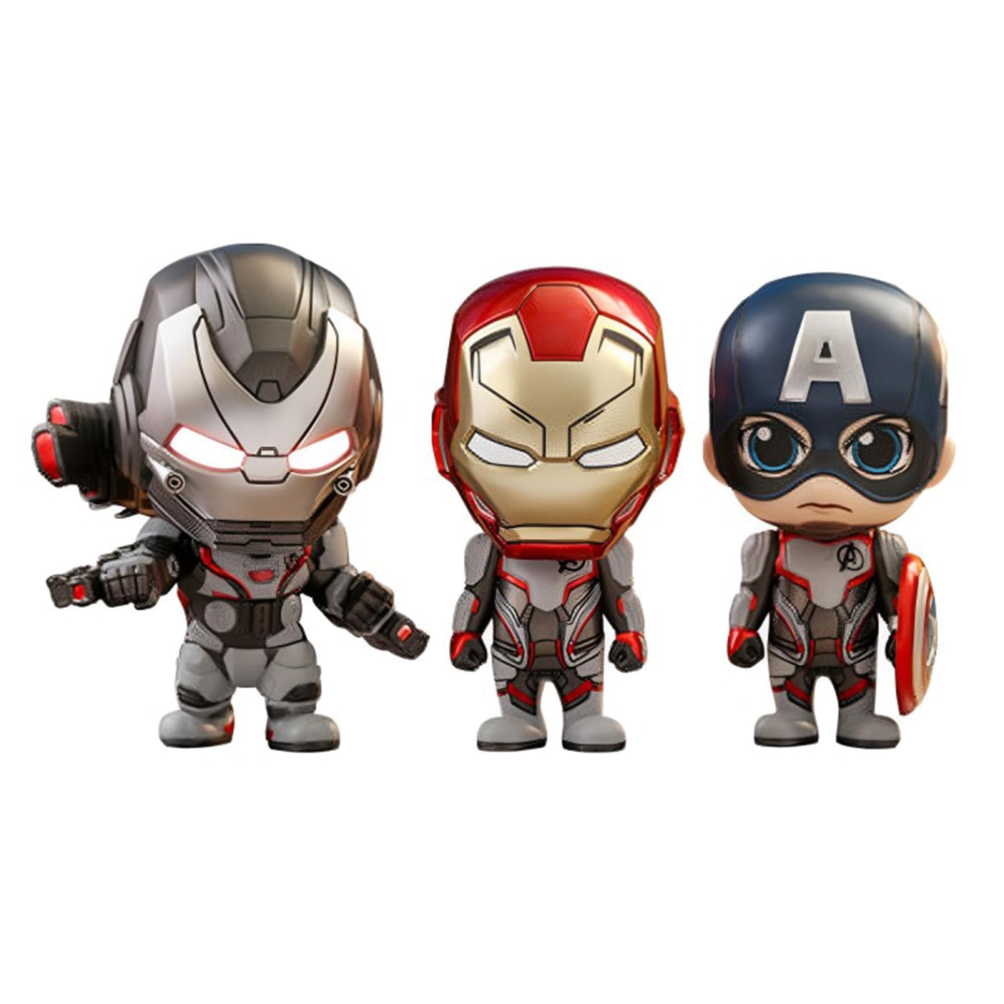 【中古】【非常に良い】コスベイビー [S] キャプテン・アメリカ＆アイアンマン＆ウォーマシン(チームスーツ版) 3体セット