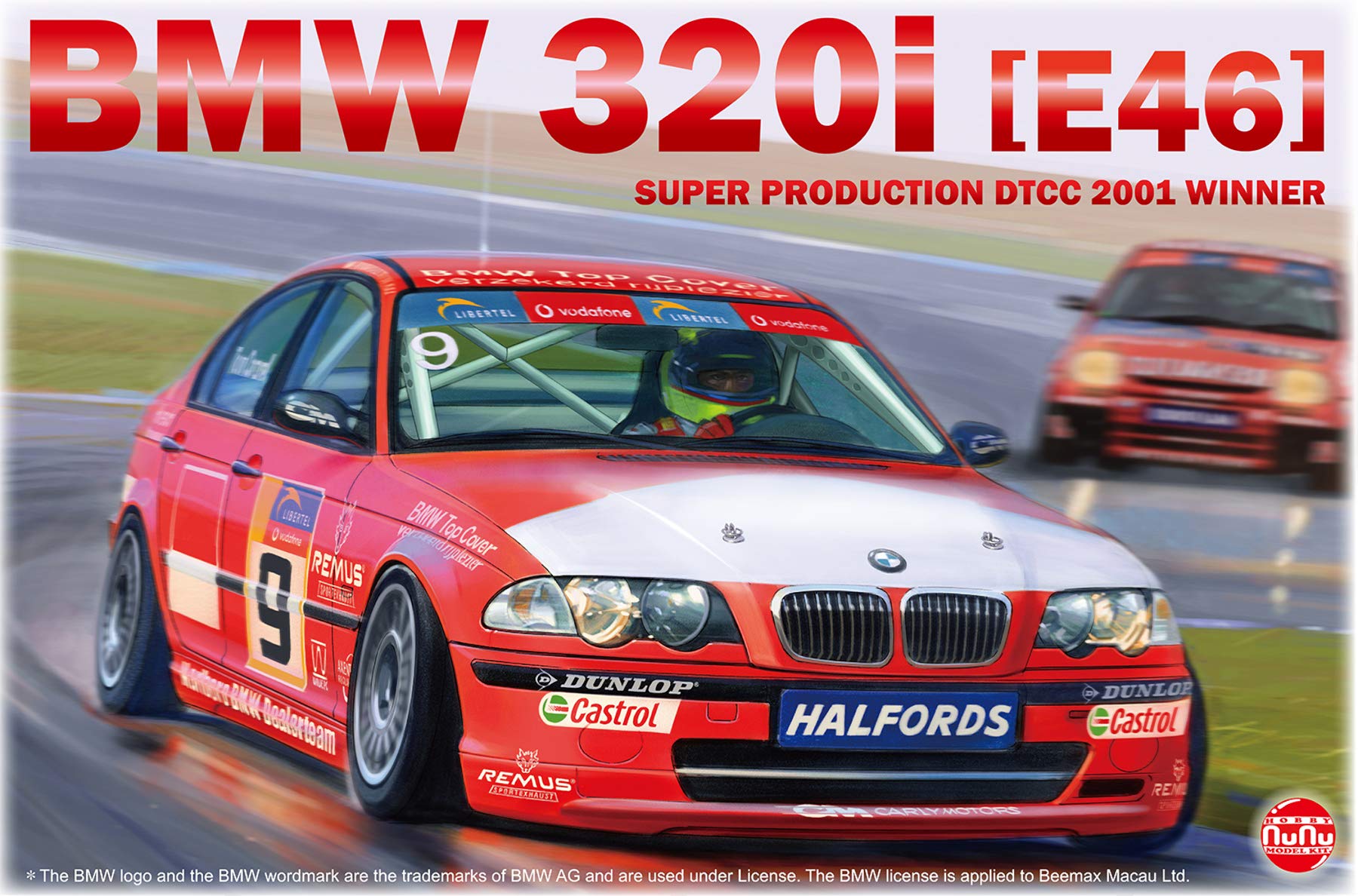 【中古】【非常に良い】プラッツ/NuNu 1/24 レーシングシリーズ BMW 320i DTCC 2001 ウイナー プラモデル PN24007