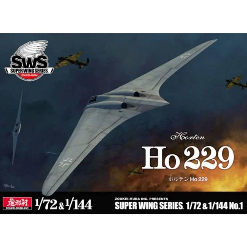【中古】【非常に良い】ZKMK28914 1:72 & 1:144 Zoukei-Mura Horton Ho229 (2 Kits) [Model Building KIT]｜スカイマーケットプラス
