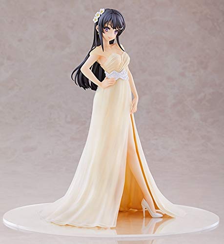 【中古】【非常に良い】アニプレックス 青春ブタ野郎はゆめみる少女の夢を見ない 桜島麻衣 ウェディングver. 1/7スケール フィギュア