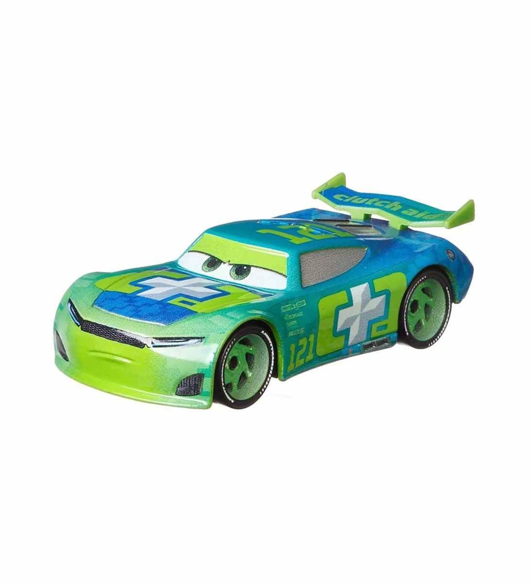 【中古】【非常に良い】カーズ 2019 マテル 1:55 ダイキャスト ミニカー 1パック ノア・ゴセク / クラッチエイド No.121 (ネクスト ジェネレーション ピストンカップ レーサーズ) MATTEL CAR