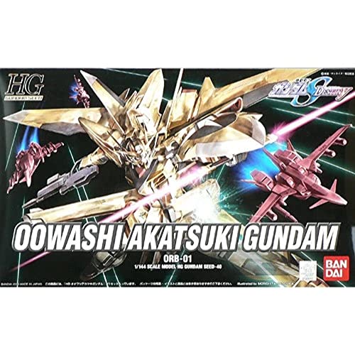 【中古】【非常に良い】HG 機動戦士ガンダムSEED DESTINY オオワシアカツキガンダム 1/144スケール 色分け済みプラモデル