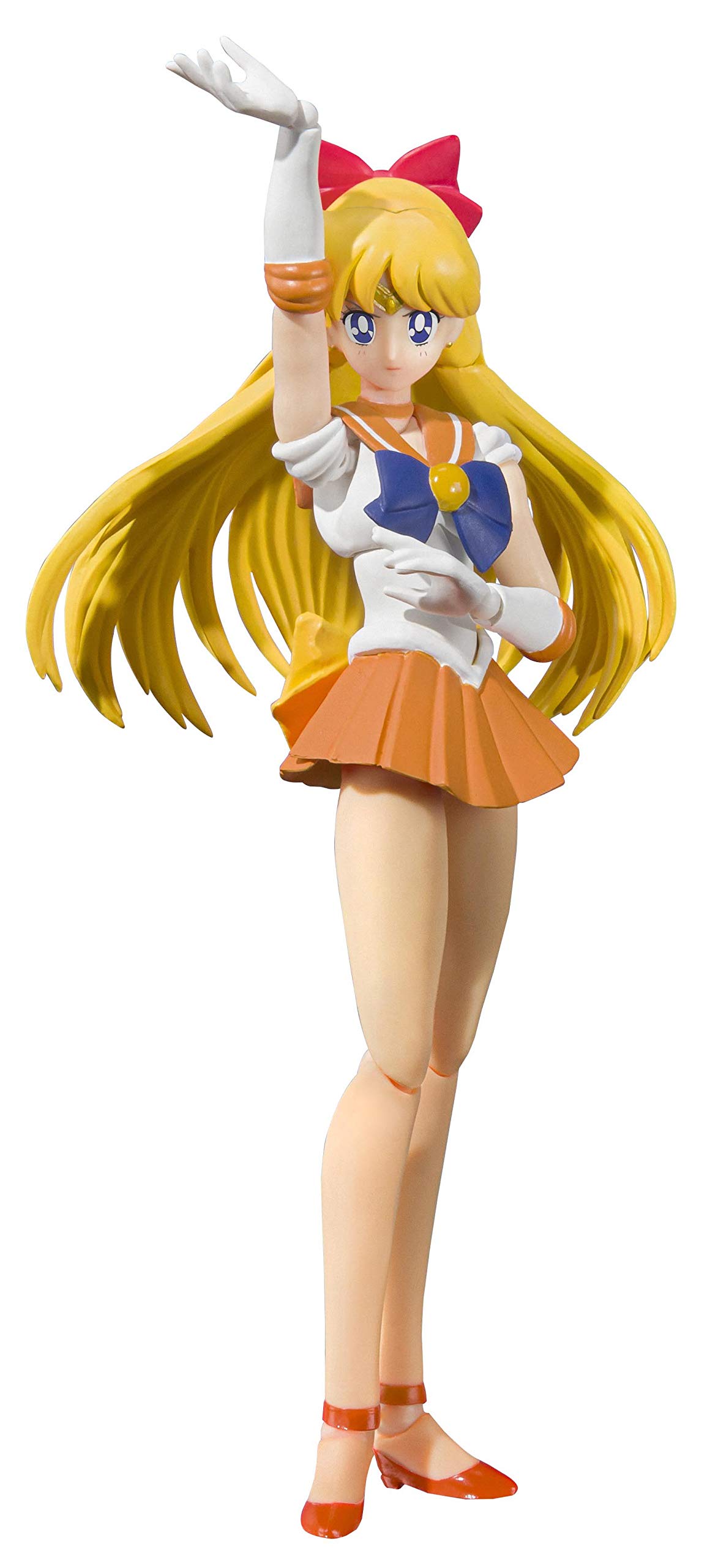 【中古】【非常に良い】TAMASHII NATIONS S.H.フィギュアーツ 美少女戦士セーラームーン セーラーヴィーナス -Animation Color Edition- 約140mm ABS&PVC製 塗装済み可