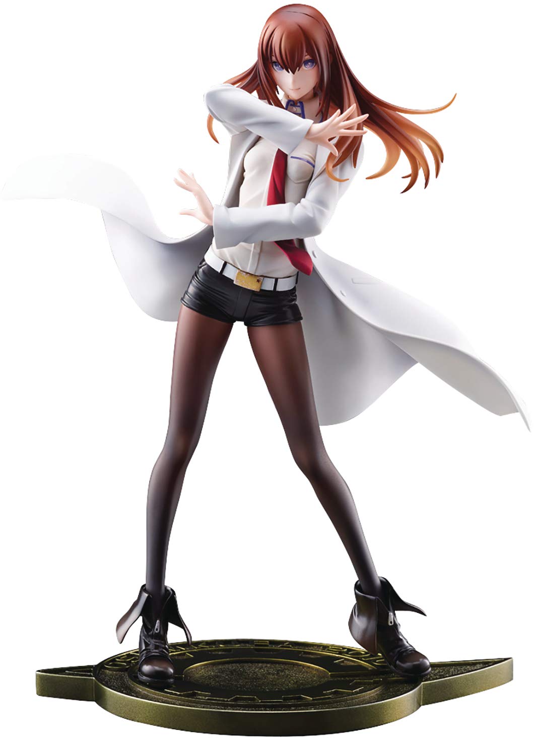 【中古】【非常に良い】ウェーブ Dream Tech STEINS;GATE 牧瀬 紅莉栖 白衣style 1/7スケール PVC製 塗装済み 完成品 フィギュア DT158|スカイマーケットプラス