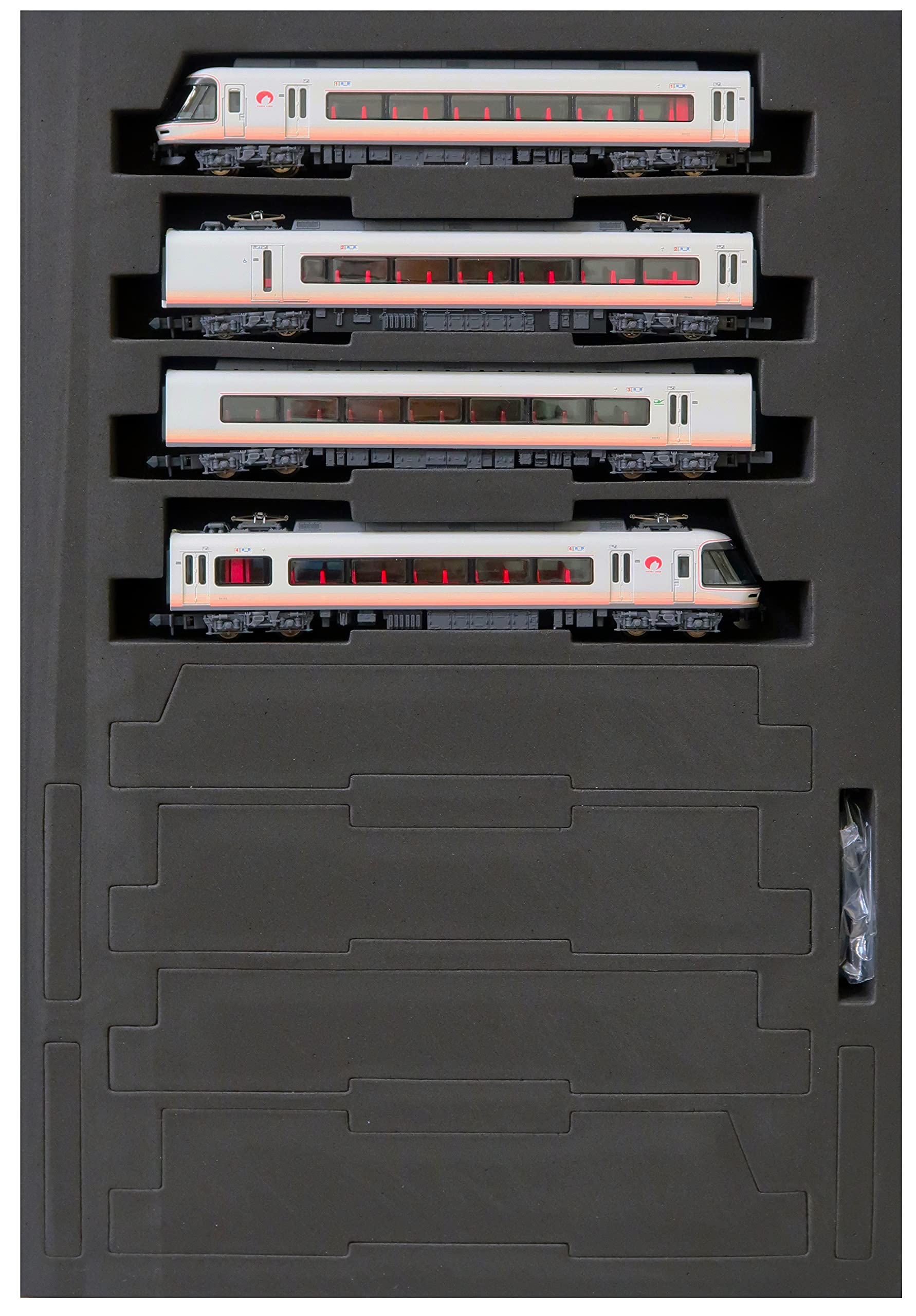 【中古】【非常に良い】ポポンデッタ Nゲージ 近鉄26000系さくらライナー 更新車白ライト 4両セット 6024 鉄道模型 電車