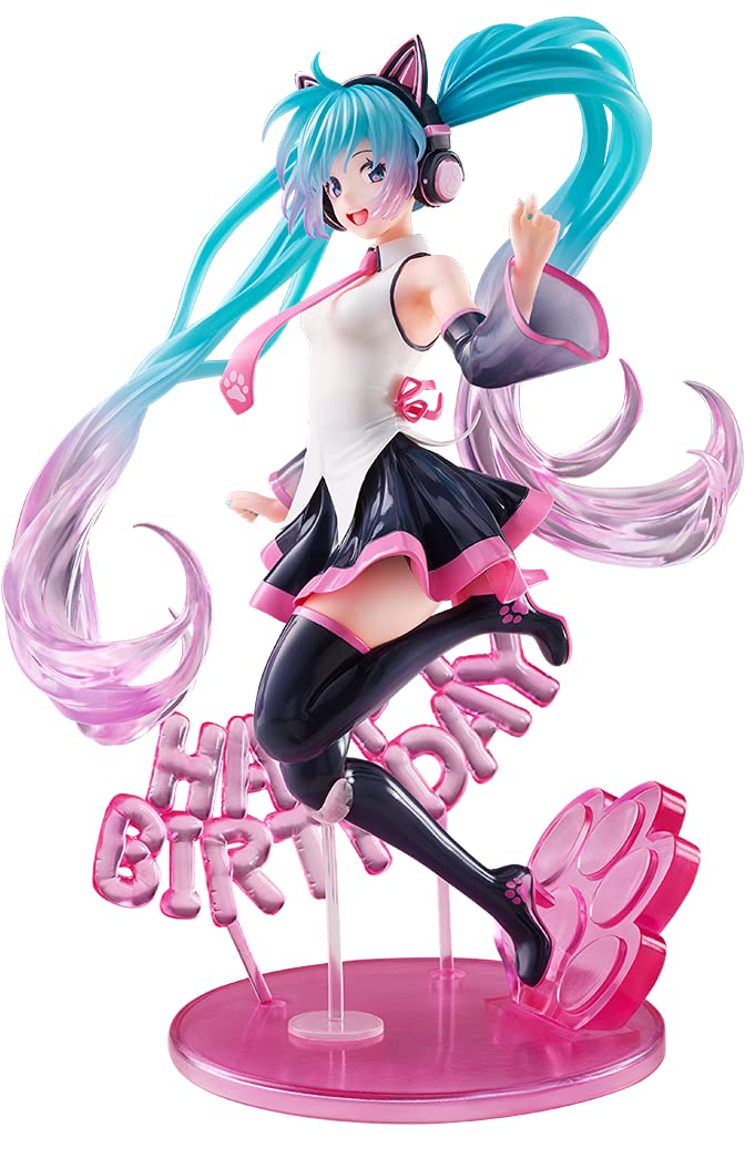 【中古】【人並み外れたに好いたらしい】タイトー 初音ミク Birthday2021 AMP 図形～Happy Cat ver.～