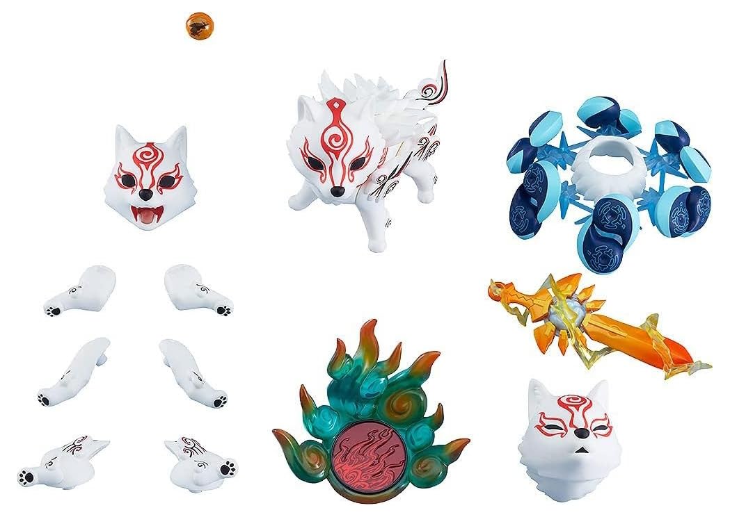 【中古】【非常に良い】ねんどろいど 大神 白野威 DX Ver. ノンスケール ABS&PVC製 塗装済みフル可動フィギュア M06778