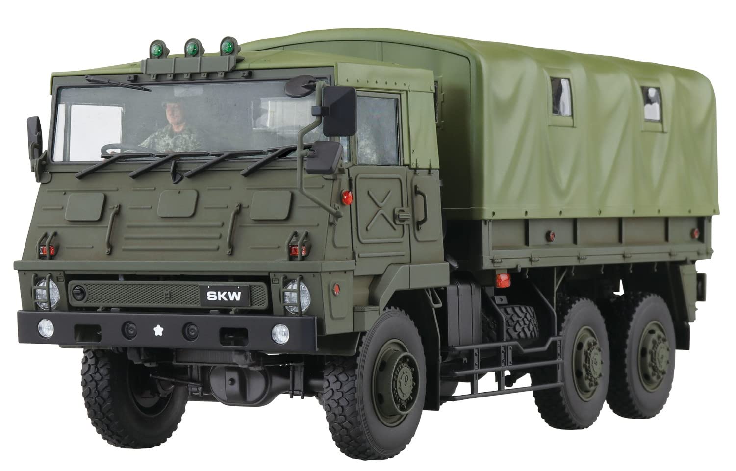 【中古】【人並み外れたに好いたらしい】青島文化教材社 1/35 ミリタリーモデルキットシリーズ No.2 自衛隊 73式大型貨物自動車(SKW-464) プラモデル