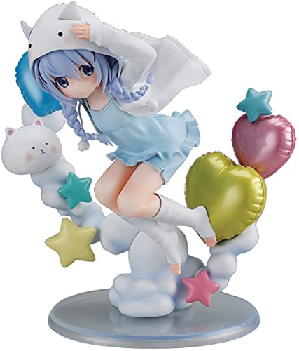 【中古】【非常に良い】「ご注文はうさぎですか? BLOOM」1/6スケール塗装済み完成品 チノ ティッピーパーカーVer. 12.7x10.2x21.6cm ポリ塩化ビニル SL41201